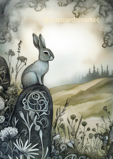 The Dutch Lady Design: The Ostara Hare 10 Postcards Set