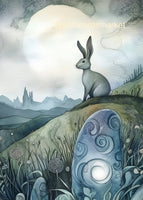 The Dutch Lady Design: The Ostara Hare 10 Postcards Set