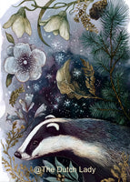 The Dutch Lady Design: The Dark of Winter 10 Postcards Set