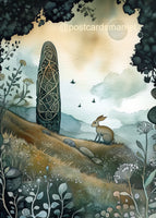 The Dutch Lady Design: The Ostara Hare 10 Postcards Set