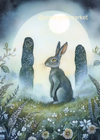 The Dutch Lady Design: The Ostara Hare 10 Postcards Set