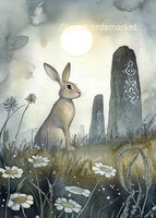 The Dutch Lady Design: The Ostara Hare 10 Postcards Set