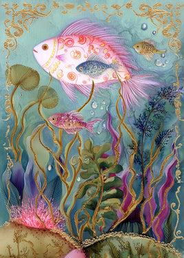The Dutch Lady Designs: "Under the Sea no. 9" postcard