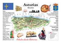 Europe | Spain Autonomous Communities - Asturias MOTW ES18