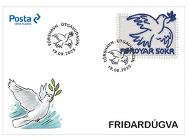 Collectibles Stamps | Faroe Islands Stamps 2025 Peace Dove Embroidery Stamp