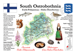 Europe | Finland Regions MOTW - South Ostrobothnia | Etelä-Pohjanmaa Maps of the World Postcard series