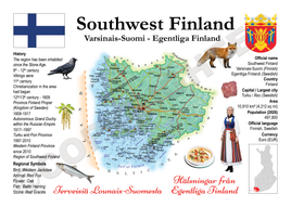 Europe | Finland Regions MOTW - Southwest Finland | Varsinais-Suomi of the World Postcard series (Copy)