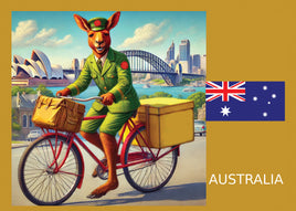 Imaginary Art: Fantasy Mail Delivery, Australia