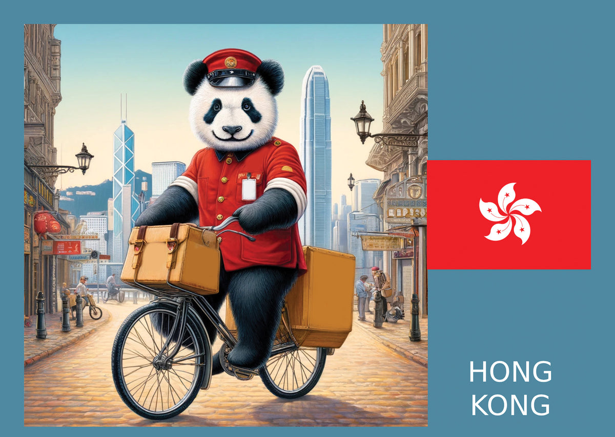 Imaginary Art: Fantasy Mail Delivery, Hong Kong| Postcards Market