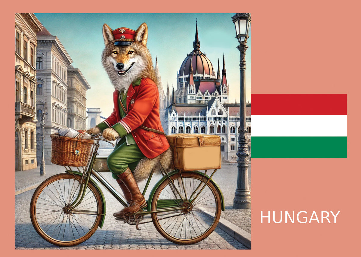 Imaginary Art: Fantasy Mail Delivery, Hungary| Postcards Market