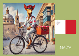 Imaginary Art: Fantasy Mail Delivery, Malta