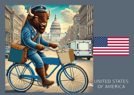 Imaginary Art: Fantasy Mail Delivery, United States of America