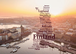 Word Cloud Photo: Finland (Helsinki)