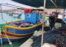 Photo R028: Fisherman Boat - Marsaxlokk, Malta
