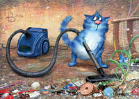 Drawings: 42. Blue Cats - Hoover