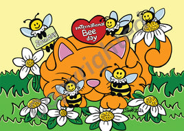 Drawings D001: Titina and Friends: International Bee Day