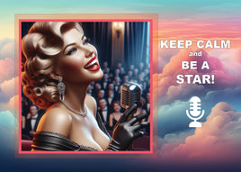 Fantasy Art (T049) - Keep Calm and Be a Star