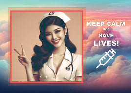 Fantasy Art (HB06) - Keep Calm and Save Lives