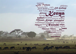 Word Cloud Photo: Kenya