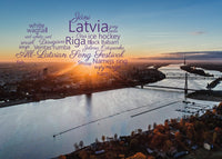 Word Cloud Photo: Latvia