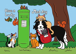 Drawings D026: Titina and Friends - Lucky Mail Day