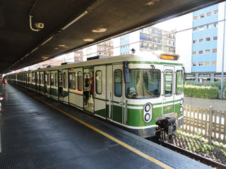 Photo: Milano (IT),  subway station, M2-train, 2017 T056