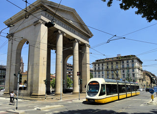 Photo R017: Tram in Milano (IT), Arco di Porta Ticinese, 2017