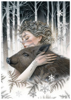 The Dutch Lady Design: Nordic Winter Ladies 10 Postcards Set