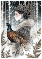 The Dutch Lady Design: Nordic Winter Ladies 10 Postcards Set