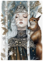 The Dutch Lady Design: Nordic Winter Ladies 10 Postcards Set