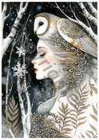 The Dutch Lady Design: Nordic Winter Ladies 10 Postcards Set