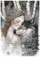 The Dutch Lady Design: Nordic Winter Ladies 10 Postcards Set