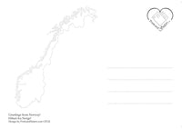 Word Cloud Photo: Norway (fjord)