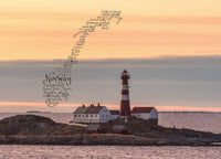 Word Cloud Photo: Norway (lighthouse)