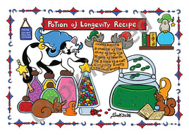 Drawings Potions: 12 - Longevity Potion Recipe D043