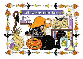 Drawings Potions: 18 - Halloween Potion Recipe