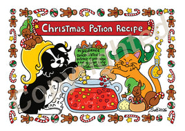 Drawings Potions: 19 - Christmas Potion Recipe