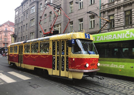 Photo R016: Prague Christmas Tram - Czechia