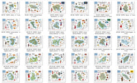 Collector's pack: Europe | Greece Regions all available MOTW (pack of 32 cards)