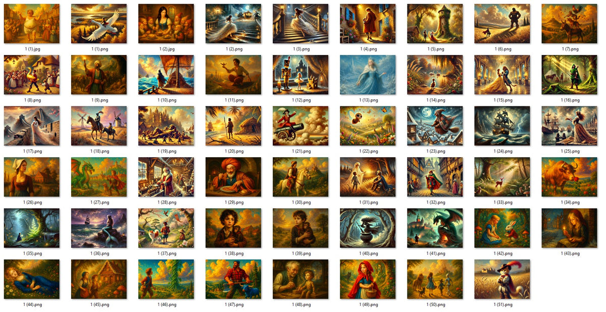 Postcard Set: Fantasy Postcards - 