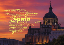 Word Cloud Photo: Spain