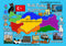 Drawings (D010): Titina and Friends - Map of Turkey