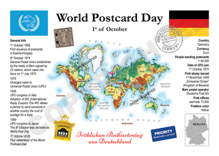 WPD MOTW: Germany Maps of the World Postcard Series