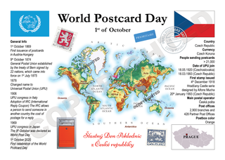 WPD MOTW: Czechia Maps of the World Postcard Series