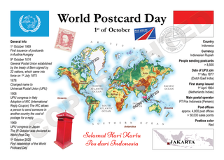 WPD MOTW: Indonesia Maps of the World Postcard Series