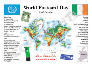 WPD MOTW: Ireland Maps of the World Postcard Series