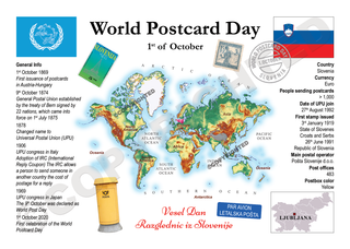 WPD MOTW: Slovenia Maps of the World Postcard Series