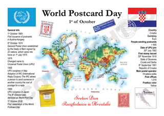 WPD MOTW: Croatia Maps of the World Postcard Series