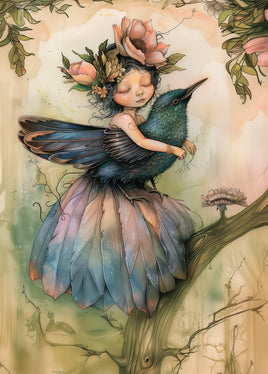 Postcard -  Blue Bird (DL15)