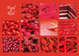 Photo: Food & Red postcard